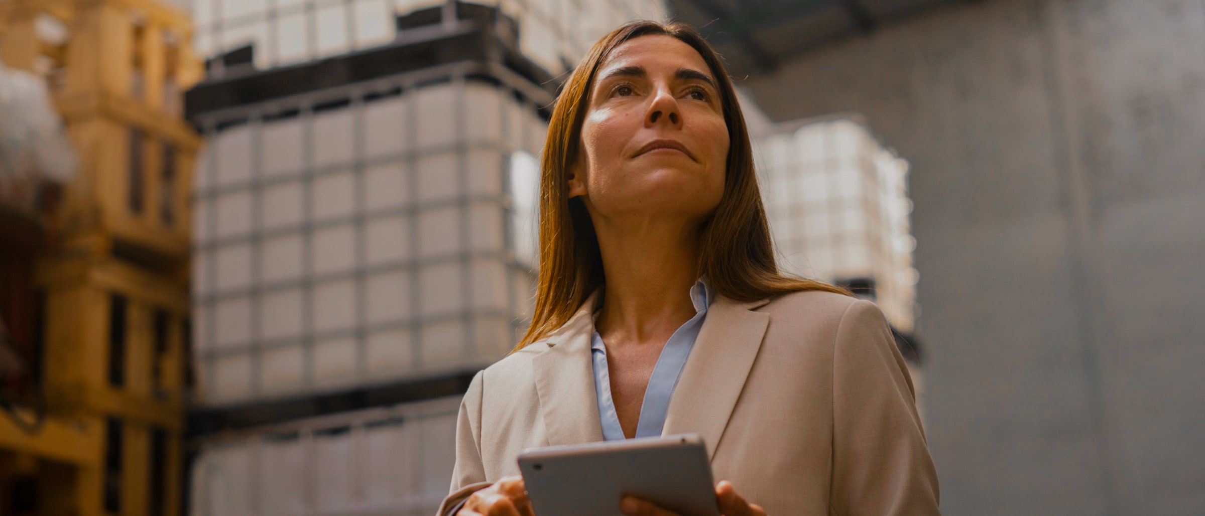 business operations specialist looking ahead with confidence large