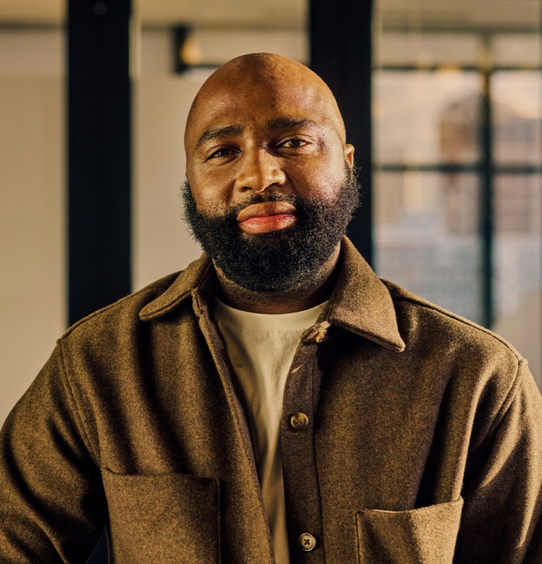 male business owner portrait in office