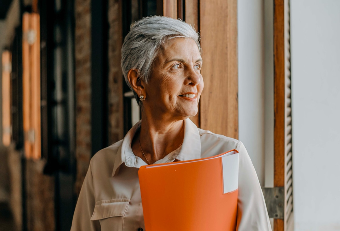 female business owner portrait in office